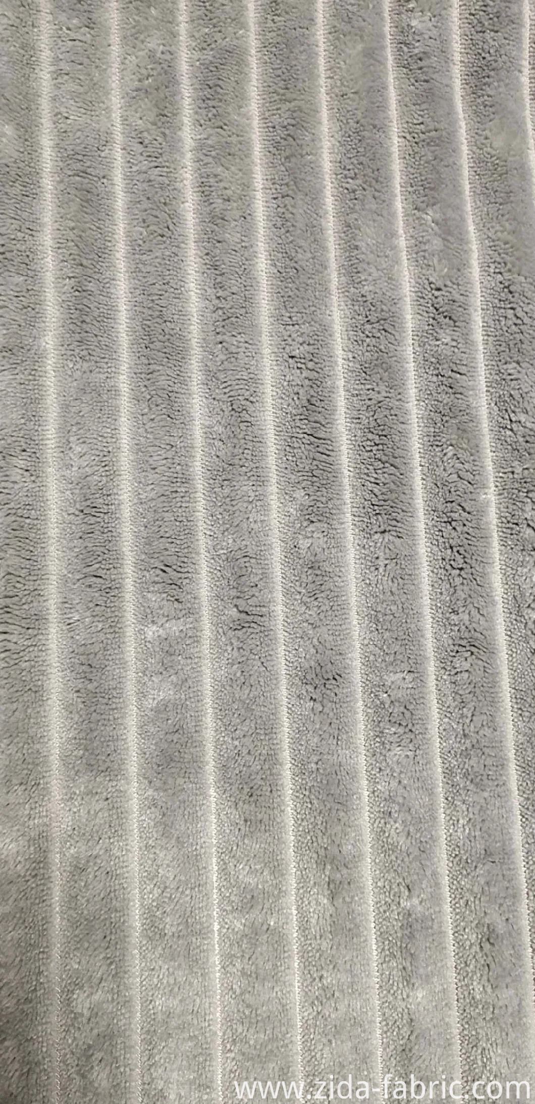 100% Polyester Flannel Fleece Minky Stripes Fabric